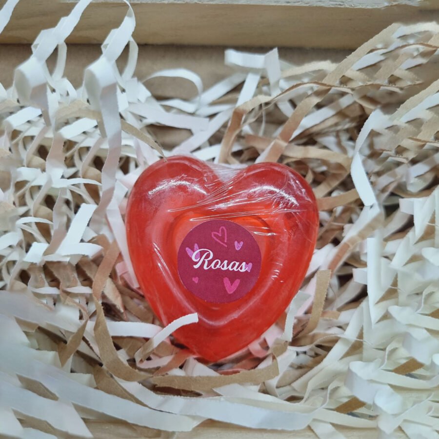 Jabón glicerina corazón 70gr