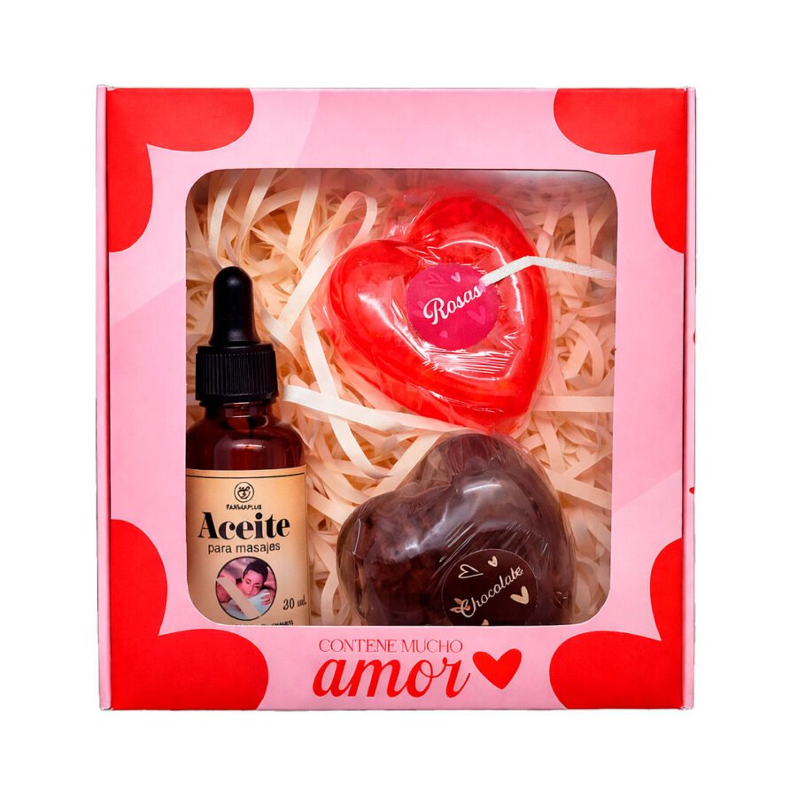 Caja San Valentin Jabon + Aceite